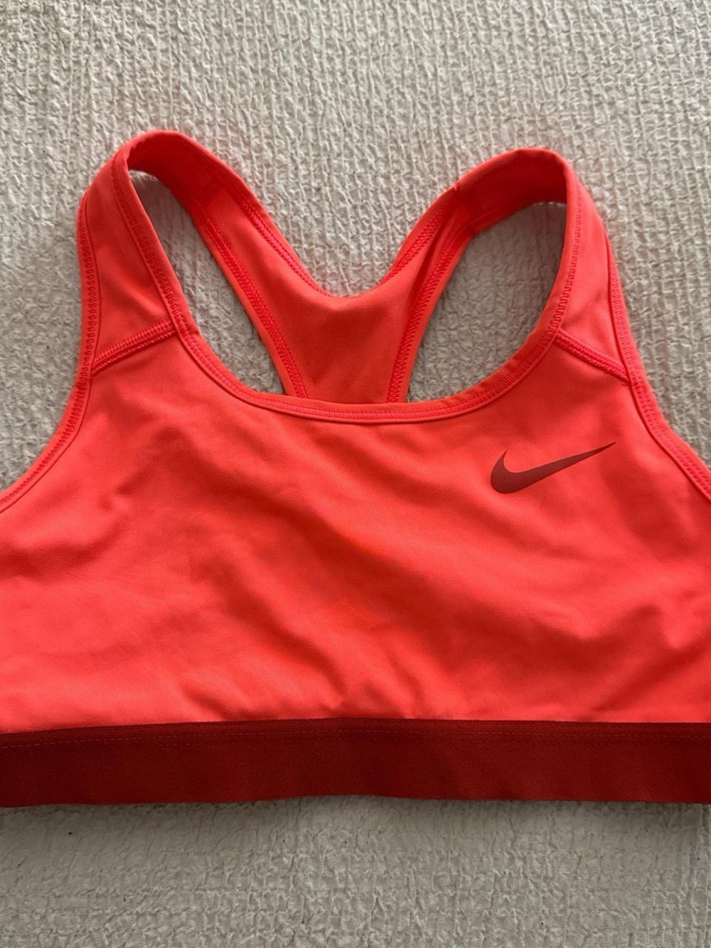 Nike Women's Coral Sports Bra -Small